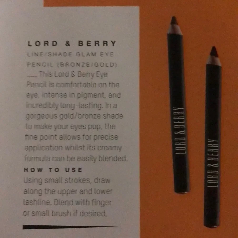 Lord & Berry Eyeliner Pencil in #230 Doré